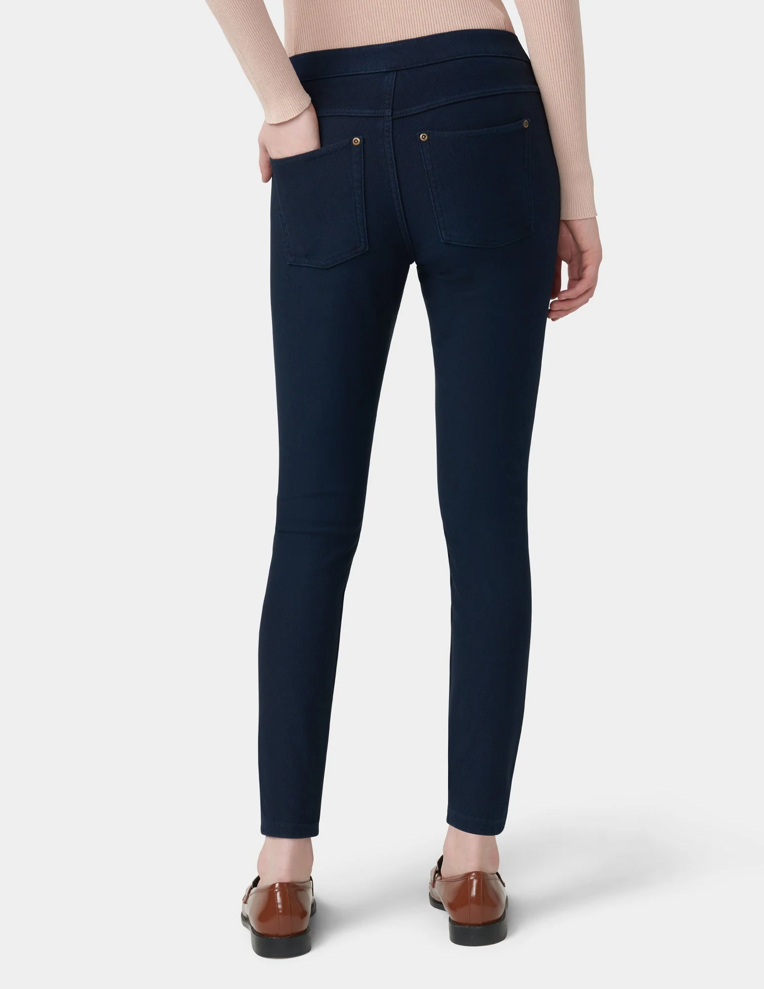 Ultra Soft Fleece Lined Denim Leggings - Image 3