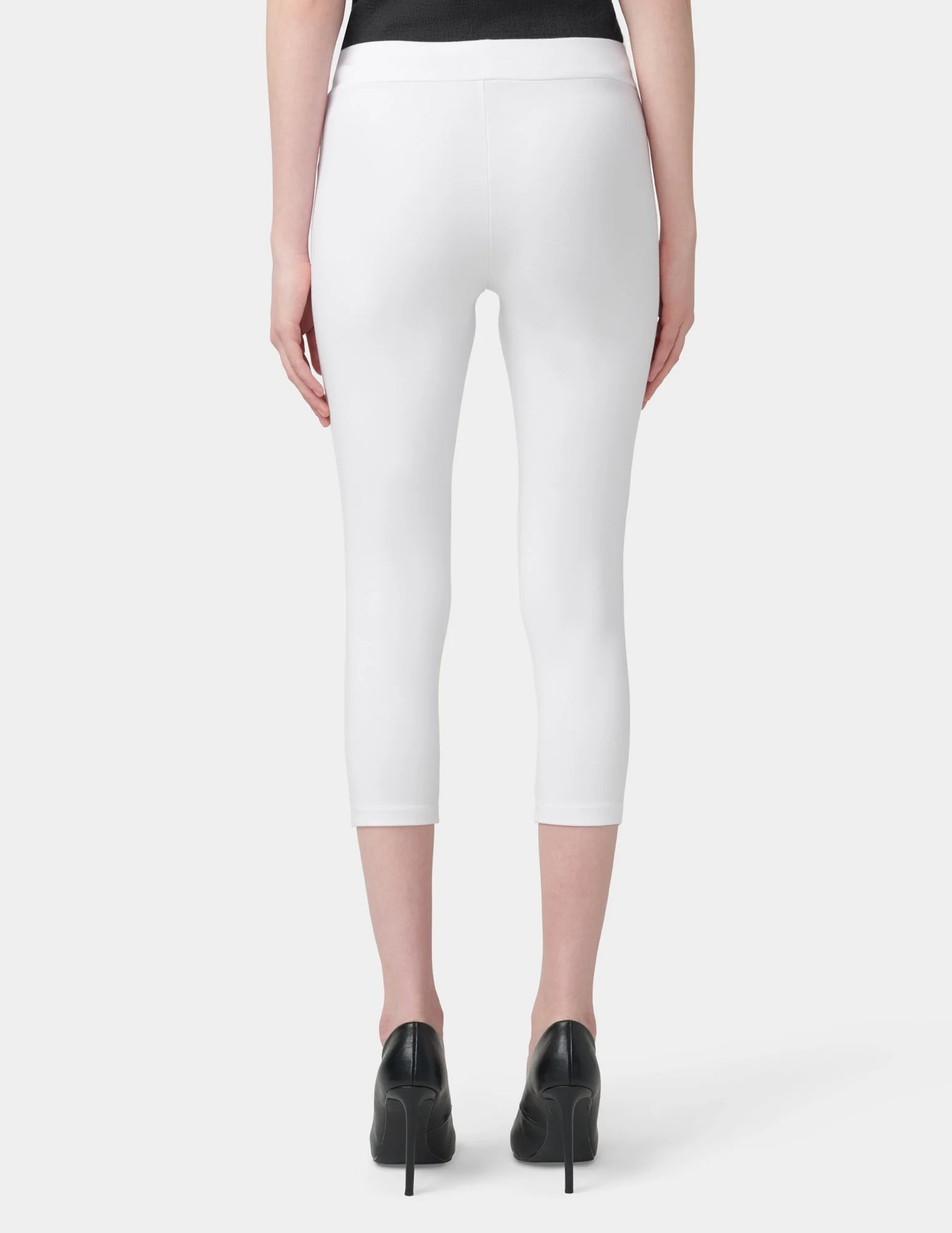 Wide Waistband Blackout Cotton Capri - Image 3