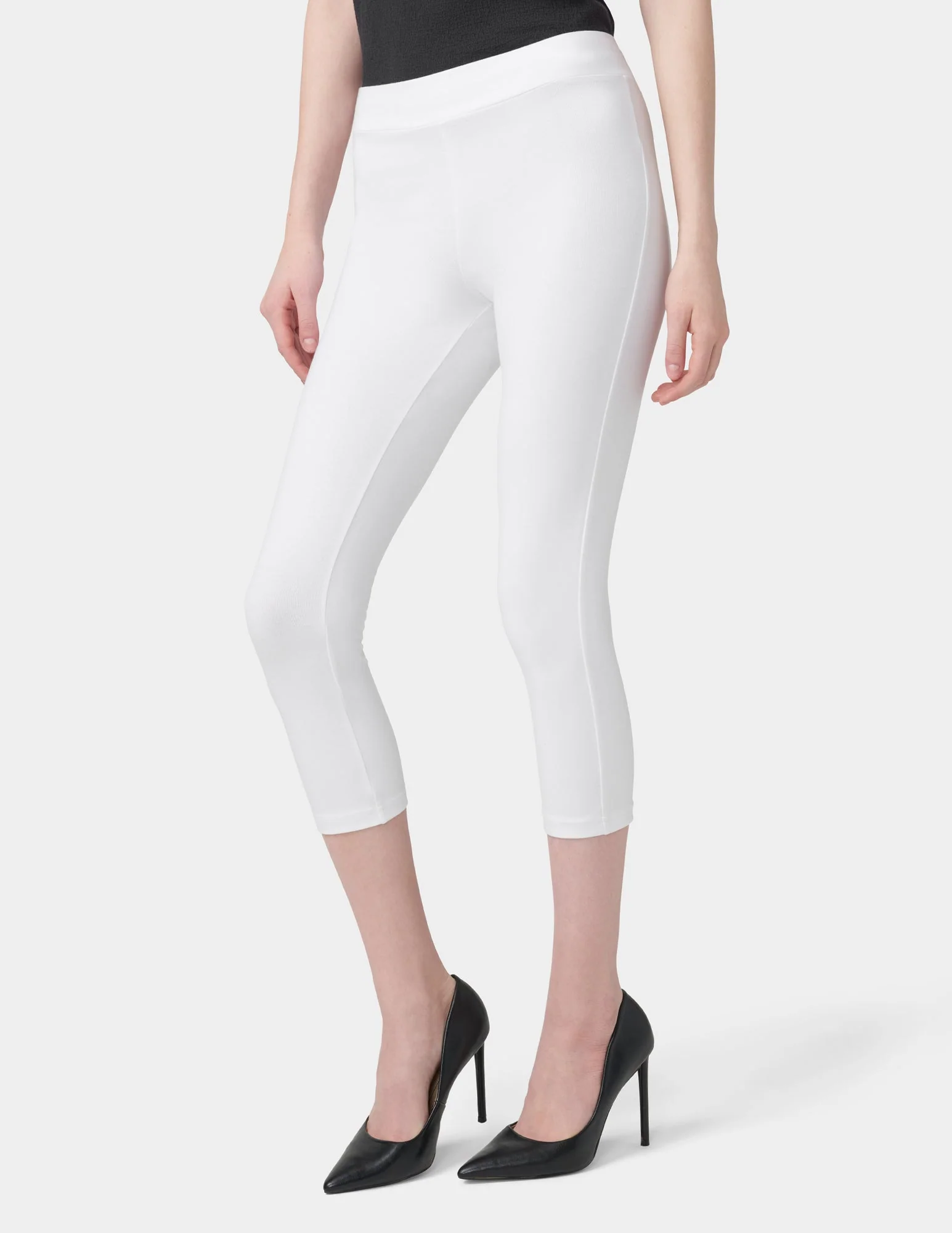 Wide Waistband Blackout Cotton Capri - Image 4