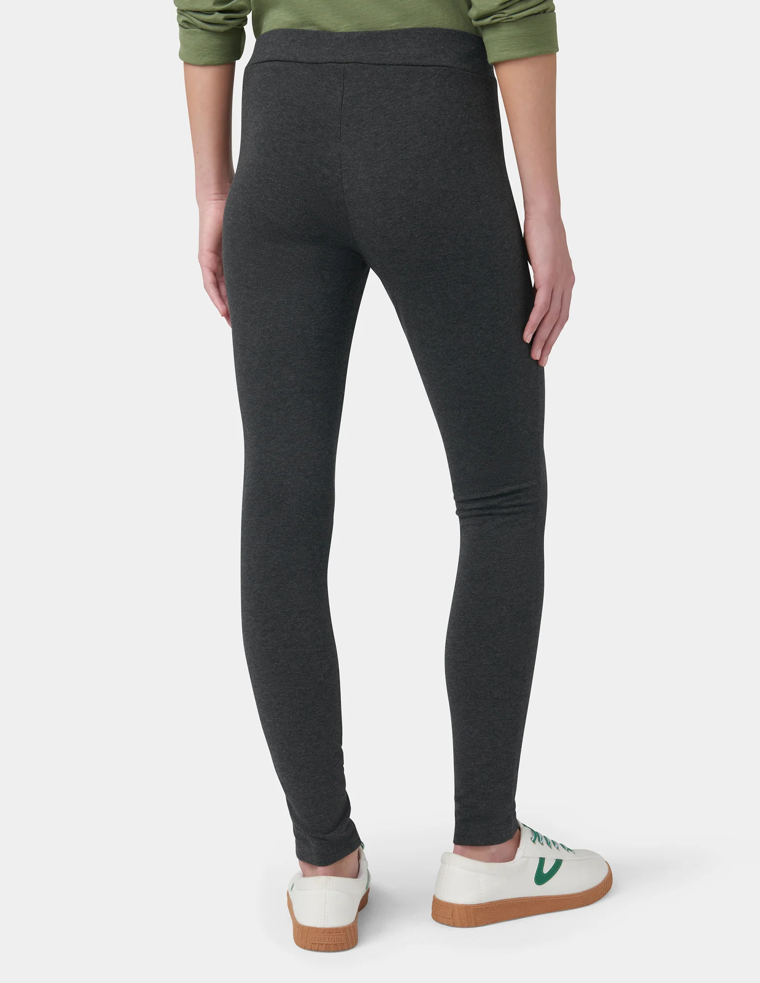 Wide Waistband Blackout Cotton Leggings - Image 3