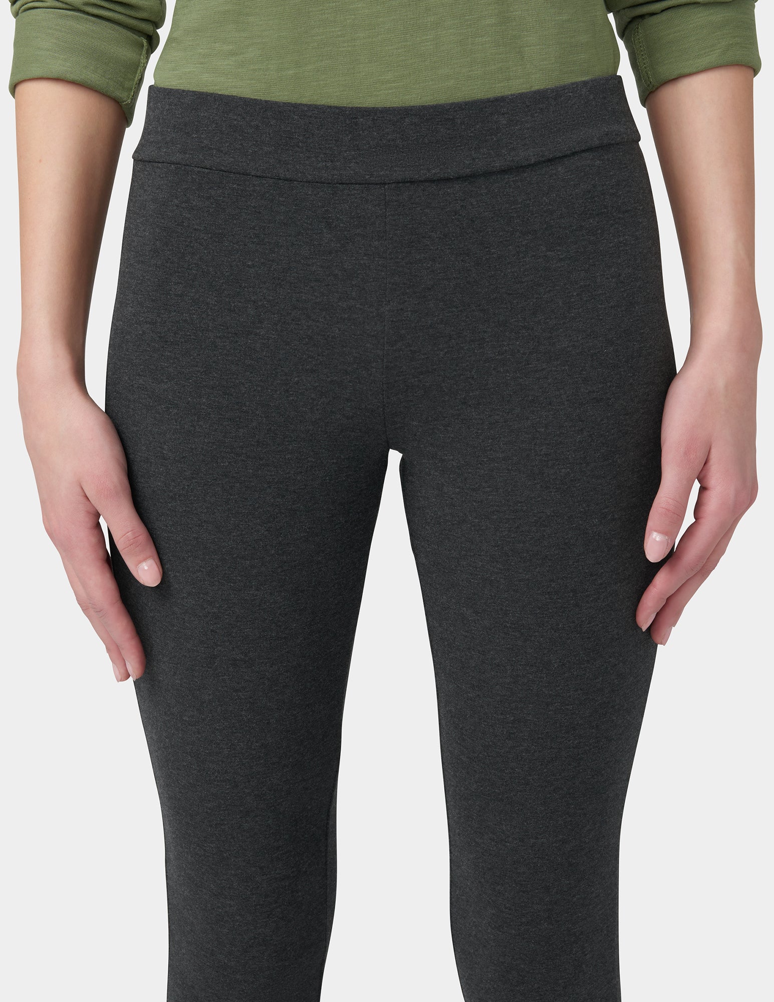 Wide Waistband Blackout Cotton Leggings - Image 5