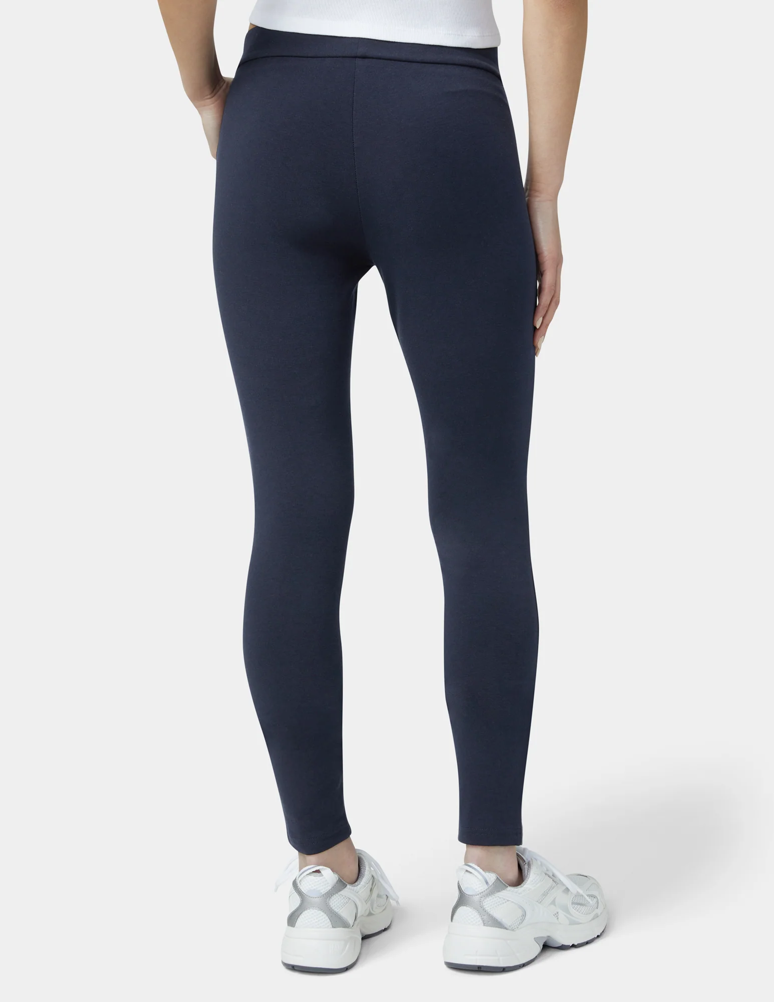 Wide Waistband Blackout Cotton Leggings - Image 3